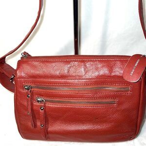 Great American Leather Works Women's Rust Crossbody Handbag